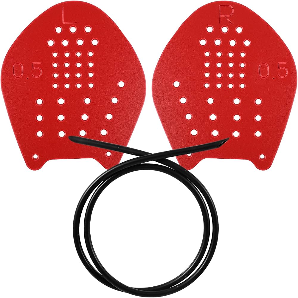 Training Swim Paddles red 0.5