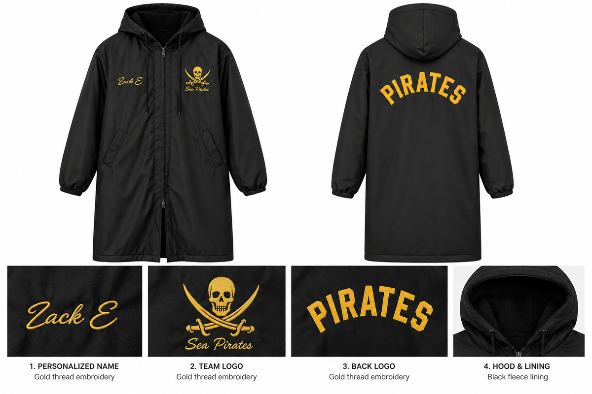San Pedro High School Custom Swim Parka