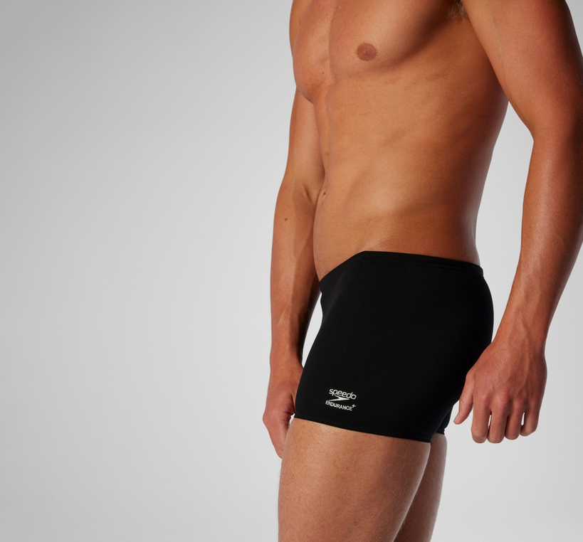 Speedo Men's Solid Square leg Black