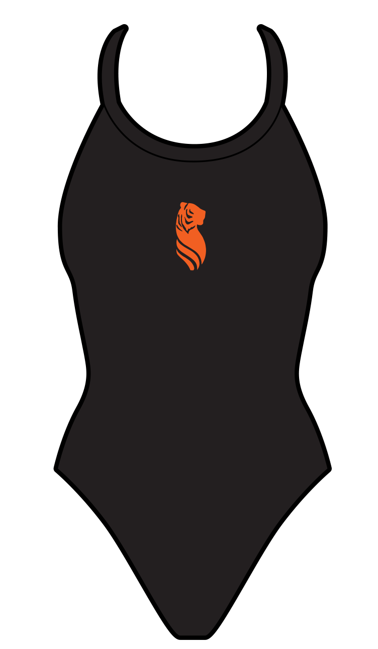 South Pasadena Sea Tigers team female suit