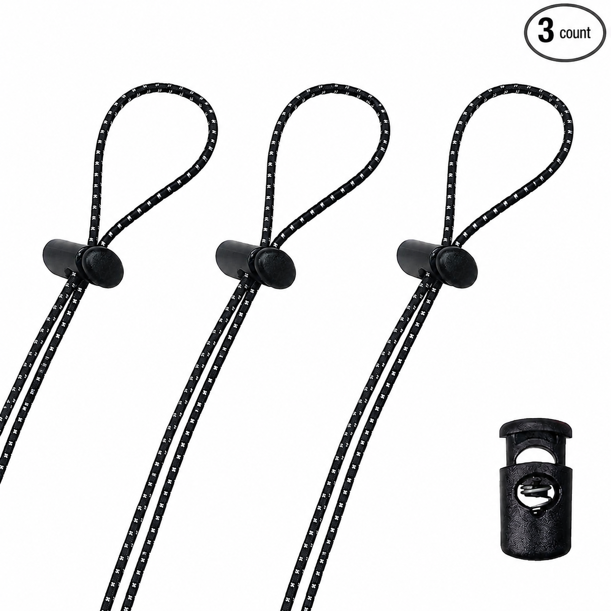 Goggle Bungee Strap Replacement 3 Pack