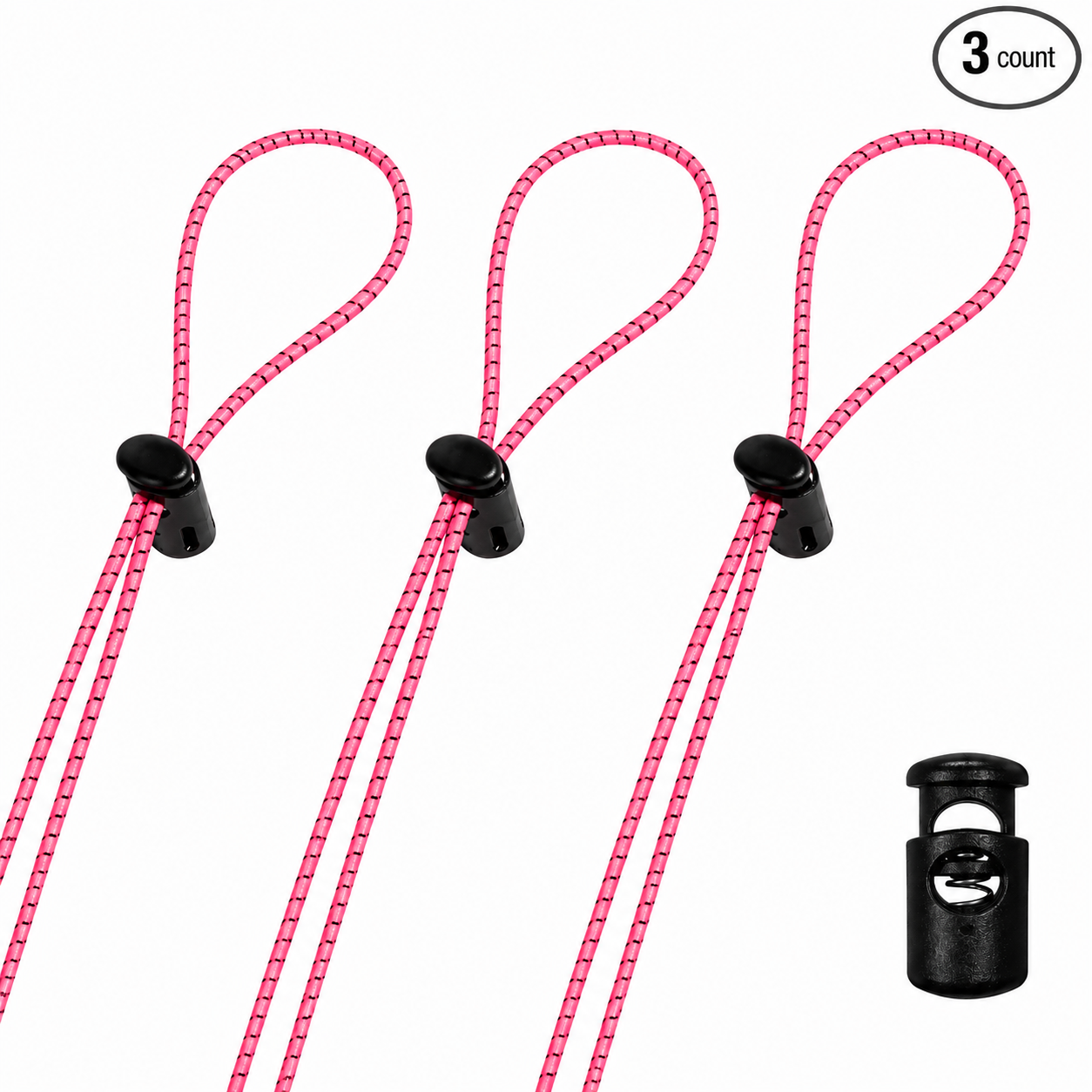 Goggle Bungee Strap Replacement 3 Pack