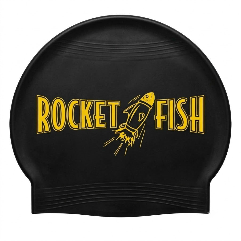 Rocket Fish Latex Swim Cap