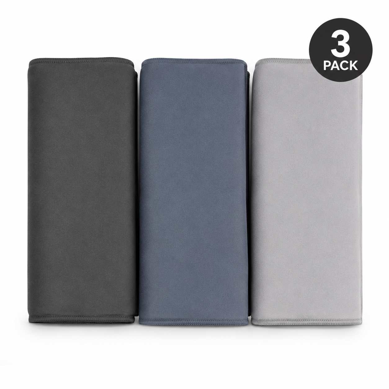 Ultra-Absorbent Microfiber Swim Towel 3 Pack