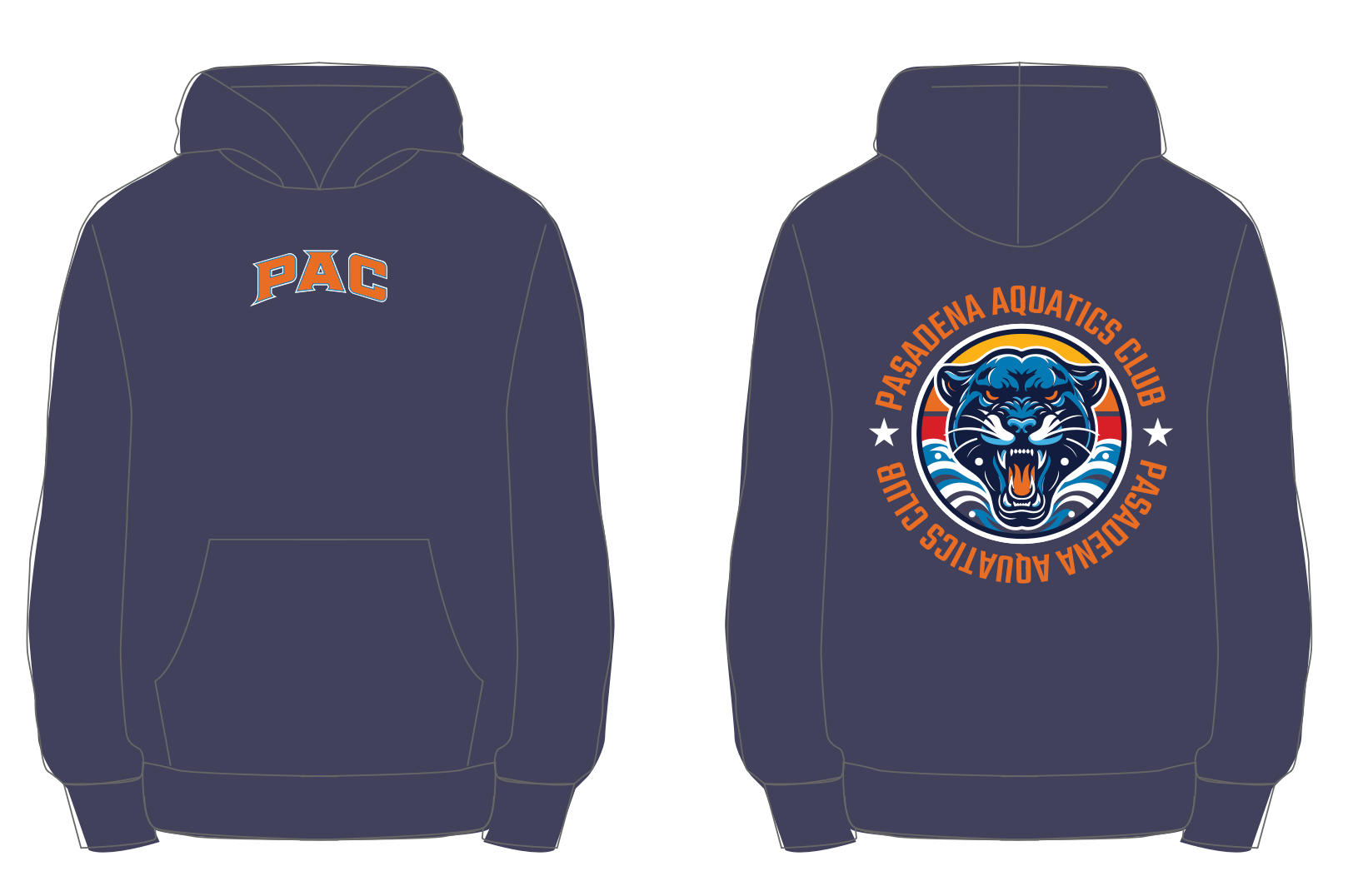 Pasadena Aquatics Club Team Hoodie