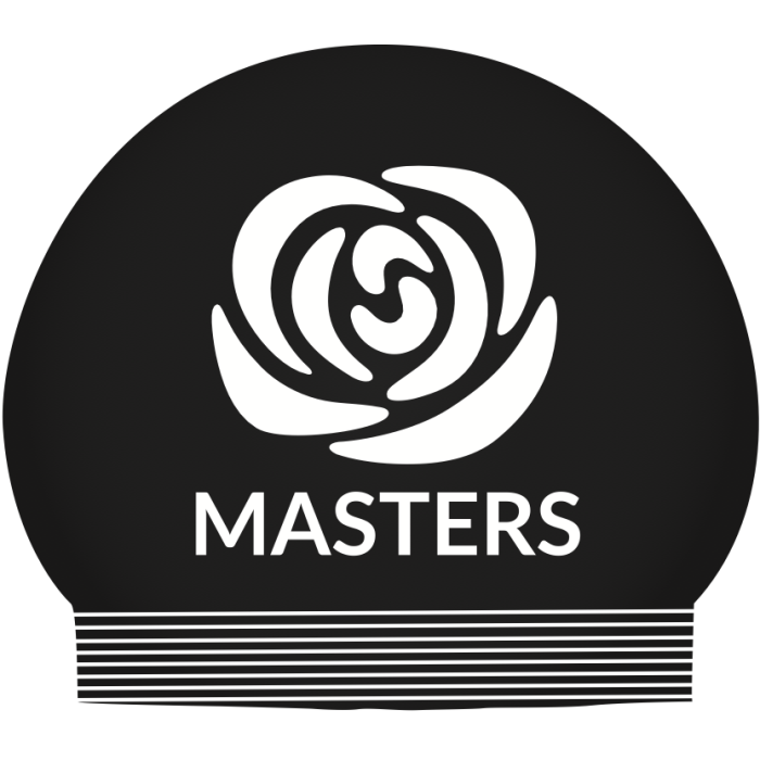 Rose Bowl Masters Latex swim cap