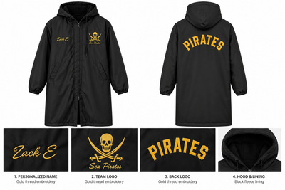 San Pedro High School Custom Swim Parka