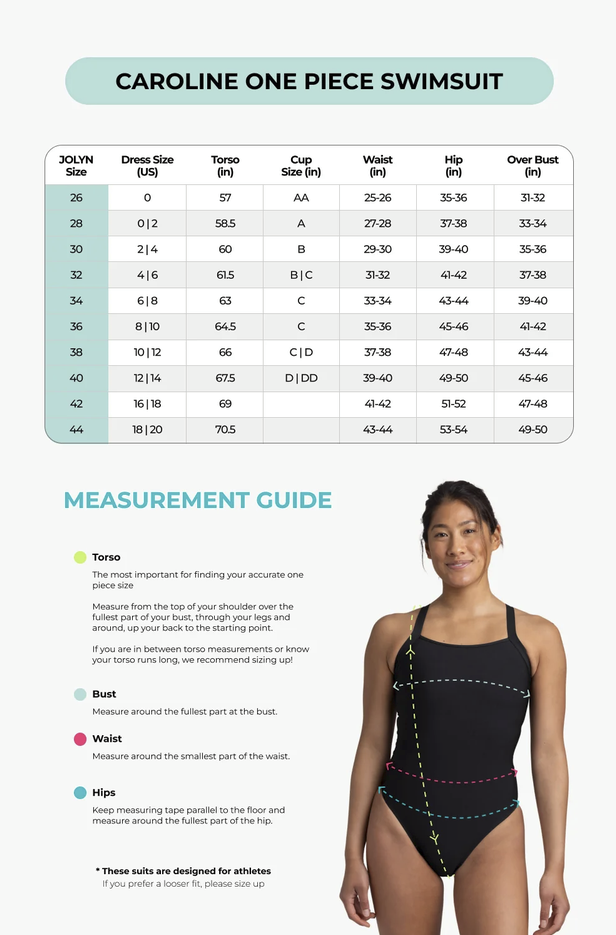 Paseo Aquatics Masters Jolyn Caroline female suit